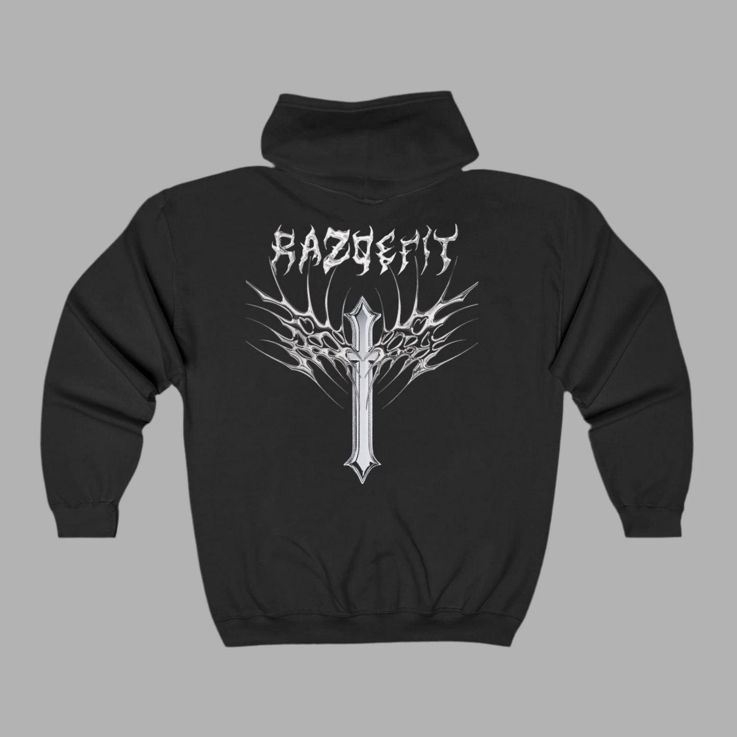 RazoeFit original Chrome Zip-Up Hoodie